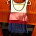 American Eagle Outfitters Tops | American Eagle Outfitters Red White And Blue Athletic Tank Top. Never Worn | Color: Blue/Red/Tan/White | Size: Xl