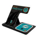 Keyscaper Miami Dolphins 3-In-1 Wireless Charger