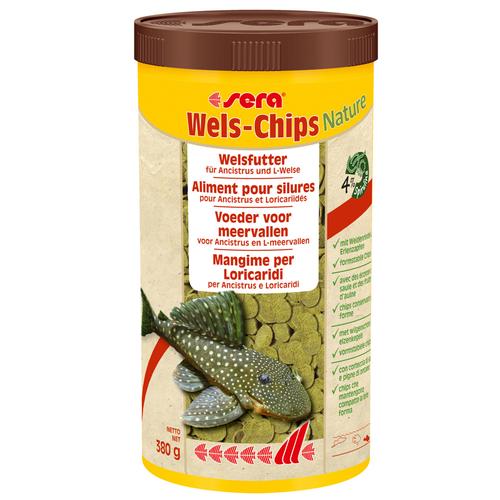 1 Liter sera Wels-Chips Nature Chipsfutter Fischfutter