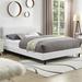 Modway Bed Frame Polyester in White | 36.5 H x 60.5 W x 81 D in | Wayfair MOD-5418-WHI