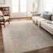 Dally 6'7" x 9'6" Traditional Beachhouse/Cloud Gray/Nutmeg/Dark Gray/Multi Brown/Charcoal/Medium Gray/Taupe/Mustard/Tan/Dark Brown Area Rug - Hauteloom