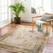 Fahri 3'1" x 5' Modern Lambswool/Faded Driftwood/Nutmeg/Dark Beige/Cloud Gray/Ivory/Wheat/Tan/Brown/Blush/Dark Brown/Mustard/Peach/Dark Red Area Rug - Hauteloom