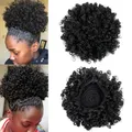 Afro Puff Ponytail Extensions for Black Women Proximity Wstring Puff Kinky Wig Afro Short Kinky