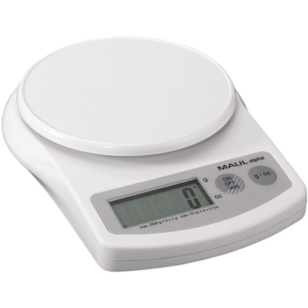 MAUL Briefwaage »MAULalpha« bis 5 kg weiß, 18.8x3.6x13.7 cm Image