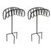 Liberty Garden Decorative Steel Metal Manager Garden Hose Storage Stand (2 Pack) - 6.6