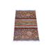Shahbanu Rugs Colorful Shiny Wool Hand Knotted Caucasian Super Kazak Khorjin Design Densely Woven Mat Oriental Rug (2'0" x 3'1")
