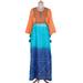 Goa Spice Garden,'Tie-Dye Bell Sleeve Cotton Dress from India'
