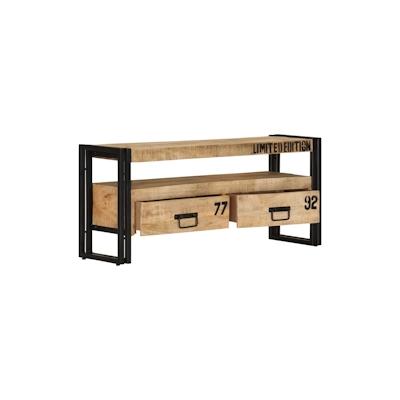 vidaXL TV-Schrank 100x30x45 cm Mango Massivholz