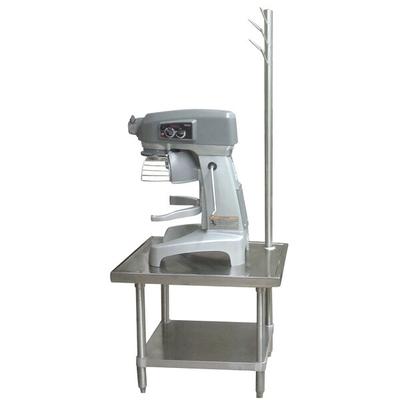 Advance Tabco MX-SS-302 30" x 24" Mixer Table with Utensil Rack and Stainless Steel Undershelf
