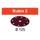 Schleifscheibe stf D125/8 P120 RU2/10 Rubin 2 – 499105 - Festool