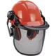 Bg-sh 1 4500480 Forstschutzhelm en 1731, en 397 Orange, Schwarz - Einhell