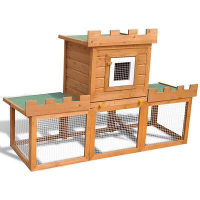 Vidaxl - Großer Kaninchenstall Kleintierkäfig Einzelhaus