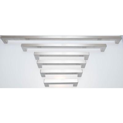 Möbelgriff BA 160mm, Küchengriff Edelstahl gebürstet, Türgriff eckig Image