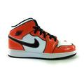 Nike Shoes | Nike Air Jordan 1 Mid Se Turf Orange Athletic Shoes Bq6931-802 Size 7 Y | Color: Orange/White | Size: 7bb