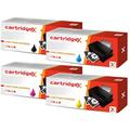 Cartridgex 4 Compatible Toner Cartridge Set Replacement for HP LaserJet Pro CP1525n CP1525nw 128A