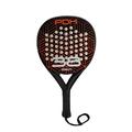 Brimley PDX38 Padel Racquet Carbon | Suitable for Beginners & Advanced Players | 100% Carbon Racket, EVA Foam Padding & Comfortable Protective Bag | Padel Tennis Racket (Paddle Racket)