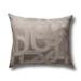 Ann Gish Interchange Pillow Sham Polyester in Gray | 20 H x 26 W x 3 D in | Wayfair SHICS-TAU