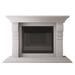 Los Angeles Cast Stone Vana Fireplace Surround in Gray | 58 H x 72 W x 24 D in | Wayfair LACS-FM-VANA-6