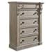 A.R.T. Arch Salvage Jackson 5 Drawer Accent Chest Wood in Brown | 58.25 H x 46 W x 20 D in | Wayfair 233150-2802