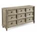 A.R.T. Morrissey 9 Drawer Standard Dresser Wood in Gray | 38 H x 70 W x 20 D in | Wayfair 218130-2727