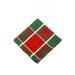 Prep & Savour Set Of 4 Red & Green Checks & Stars Pattern Dishcloths Cotton in Brown/Red | 14 H x 14 W in | Wayfair