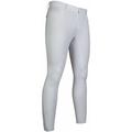 HKM - Pantaloni da equitazione uomo in similpelle modello Sportive: 44, grigio 9500