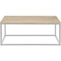 Box Furniture - Panca per Sala da Pranzo stile industriale vintage Bianco 40x120x45 cm - Bianco
