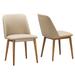 Set of 2 Lavin Mid-Century Solid Wood Dining Chair