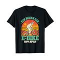 Ein Mann ein E-Bike Pedelec E-Bike T-Shirt