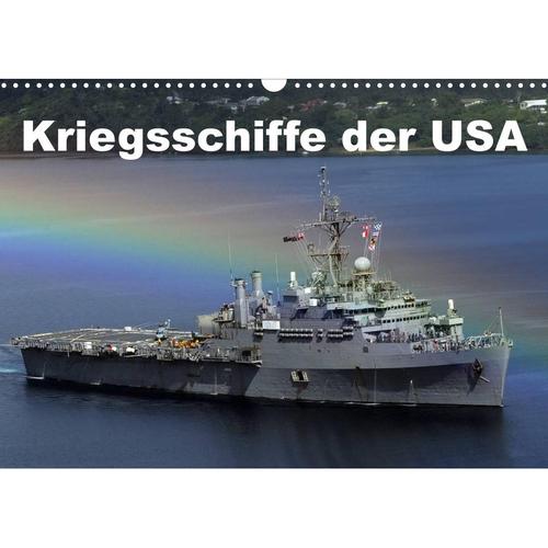 Kriegsschiffe der USA (Wandkalender 2023 DIN A3 quer)