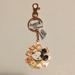 Disney Kitchen | Mickey Mouse Epcot Flower & Garden Festival Keyring | Color: Orange | Size: Os