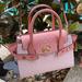 Michael Kors Bags | Michael Kors Carmen Medium Color-Block Logo Flap Satchel Sherbert | Color: Pink | Size: Medium