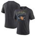 Men's Fanatics Branded Heathered Charcoal Golden State Warriors 2022 NBA Finals Champions Zone Hoops Tri-Blend T-Shirt