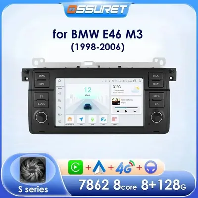 Autoradio Android pour BMW E46 M3 316 323 328 Coupé 318 320 325 330 335 Lecteur de