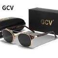 GCV-Lunettes de soleil blu-ray double couche pour homme et femme verres polarisés acétate