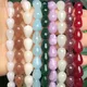 Perles en pierre de jades calcédoine goutte d'eau naturelle perles d'espacement pour bijoux
