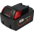 1x batteria compatibile con Milwaukee 2771-20, 2769-20, 2767-20, 2766-20, 2764-20, 2773-20,