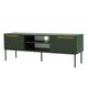 Meuble TV moderne 141,5cm en bois vert