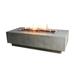 Elementi Granville 60" Concrete Outdoor 45,000 BTU Liquid Propane Fire Pit Table - 60 x 27 x 17 inches