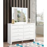 Marilla 35 in. x 39 in. Modern Rectangle Framed Dresser Mirror (Dresser Not included) - 1"L x 35"W x 39"H