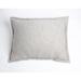 Dorius Grey Cotton Reversible Coverlet or Pillow Sham