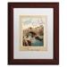 Trademark Fine Art 'European Vacation I' Framed Graphic Art Canvas | 14 H x 11 W x 0.5 D in | Wayfair ALI4496-B1114MF