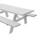 Gracie Oaks Vinyl Picnic Fited Tableclth Rectangle 3 Pcs 30 X 96 Inch Burgundy Plastic/Vinyl in Gray | 72 W x 30 D in | Wayfair