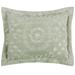 World Menagerie Imai Elegant 100% Cotton Soft Sham 100% Cotton in Green/Gray | 21 H x 27 W in | Wayfair 7913B4B75BF64A02A6C516D682F86D33