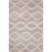 White 168 x 120 x 0.19 in Area Rug - Foundry Select Anchise Geometric Machine Woven Beige/Area Rug Chenille | 168 H x 120 W x 0.19 D in | Wayfair