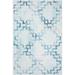 Blue/White 168 x 120 W in Area Rug - Dakota Fields Kanesha Moroccan Machine Woven Area Rug Chenille | 168 H x 120 W in | Wayfair