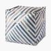 Latitude Run® Pf0003 - Ivory/Pouf Polyester in Blue | 18 H x 18 W x 18 D in | Wayfair Ottomans EE09FEF8F9034716B0045EB3057AEAFD