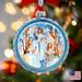 The Holiday Aisle® Snowflakes Holiday Shaped Ornament Glass in Blue/Brown/White | 3 H x 3 W x 2.5 D in | Wayfair 2D3A8B970D5B42F2809BDCC31FF5E119