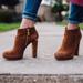 Michael Kors Shoes | Michael Kors Haven Brown Cognac Suede Bootie 6.5 | Color: Brown/Tan | Size: 6.5