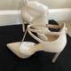 Nine West Shoes | Nine West High Heel Mary Janes, Size 5.5 | Color: Cream | Size: 5.5